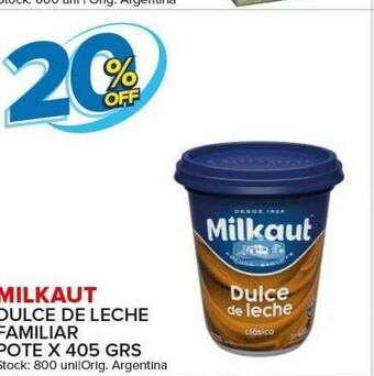 Carrefour Dulce de leche milkaut oferta