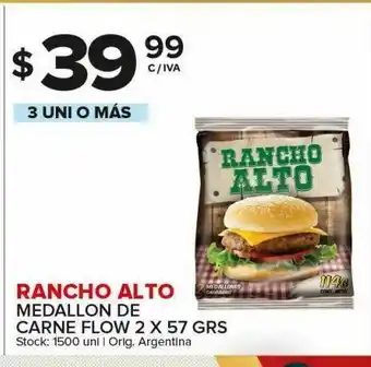 Carrefour Hamburguesas rancho alto oferta