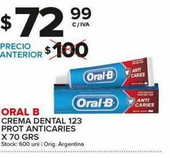 Carrefour Crema dental oral-b oferta