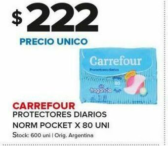 Carrefour Protectores femeninos carrefour oferta