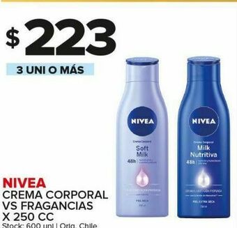 Carrefour Crema corporal nivea oferta