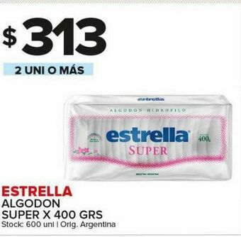 Carrefour Algodón estrella oferta