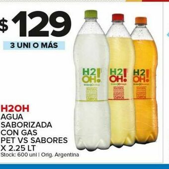 Carrefour Agua con sabor h2oh oferta