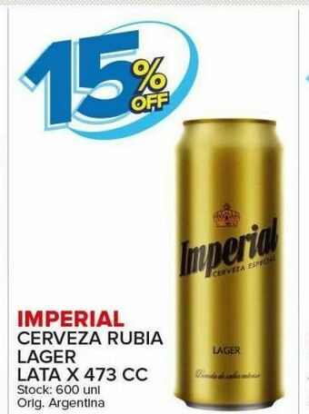 Carrefour Cerveza imperial oferta