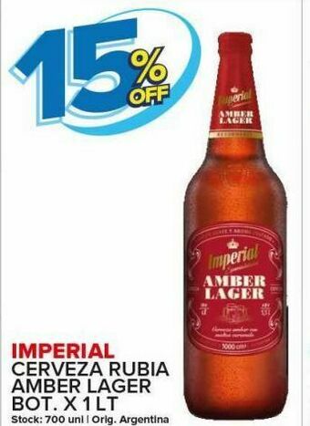 Carrefour Cerveza imperial oferta