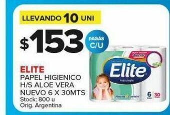 Carrefour Maxi Papel higiénico elite oferta