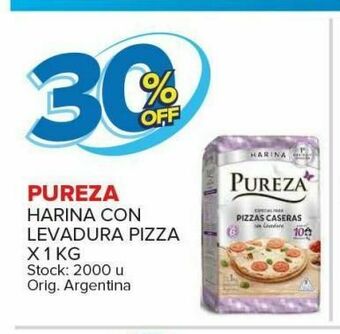 Carrefour Maxi Harina con levadura pizza x 1kg pureza oferta