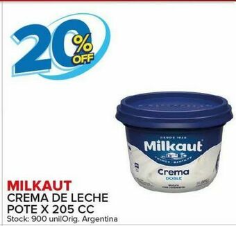 Carrefour Maxi Crema de leche milkaut oferta