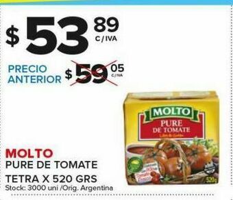 Carrefour Maxi Puré de tomate molto oferta