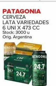 Carrefour Cerveza patagonia oferta
