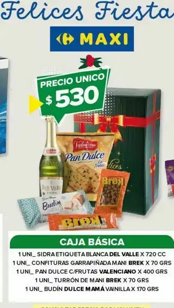 Carrefour Cajas navideñas oferta