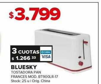 Carrefour Tostadora bluesky oferta
