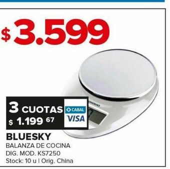 Carrefour Balanza digital bluesky oferta