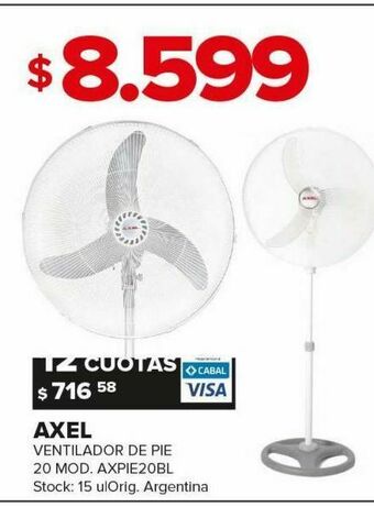 Carrefour Ventiladores axel oferta