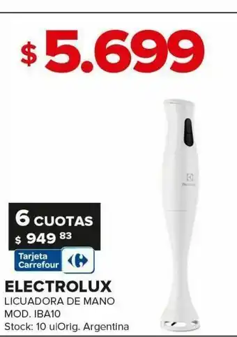 Carrefour Licuadora electrolux oferta