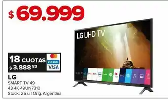 Carrefour Smart tv lg oferta