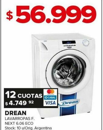 Carrefour Lavarropas drean oferta