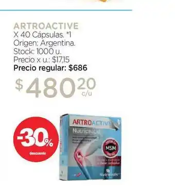 Farmacity Artroactive x 40 Cápsulas oferta