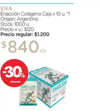 Farmacity Ena Enacción Colágeno Caja x 10u. oferta