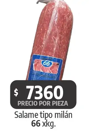 Autoservicio Capo Salame tipo milán 66 oferta