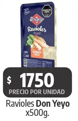 Autoservicio Capo Ravioles Don Yeyo oferta
