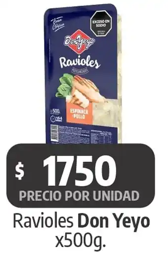 Autoservicio Capo Ravioles Don Yeyo oferta