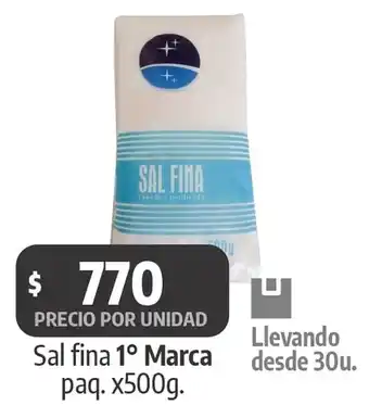 Autoservicio Capo Sal fina 1° Marca paq oferta