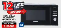 Supermayorista Vital Microondas tramontina mecánico oferta