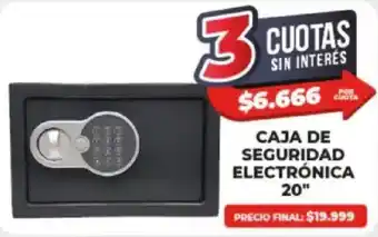 Supermayorista Vital Caja de seguridad electrónica oferta