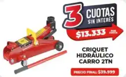 Supermayorista Vital Criquet hidráulico carro 2tn oferta