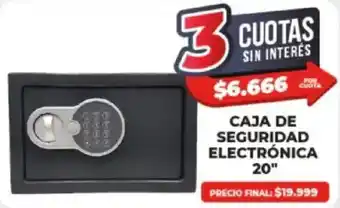 Supermayorista Vital Caja de seguridad electrónica oferta