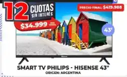 Supermayorista Vital Smart tv philips - hisense oferta
