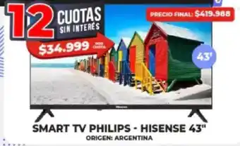 Supermayorista Vital Smart tv philips - hisense oferta
