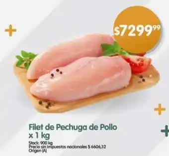 Supermercados Buenos Días Filet de Pechuga de Pollo oferta