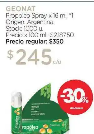 Farmacity Geonat Propoleo Spray x 16ml. oferta