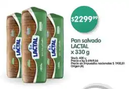 Supermercados Buenos Días Pan salvado LACTAL oferta