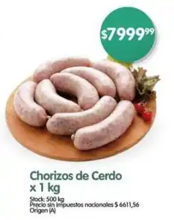 Supermercados Buenos Días Chorizos de Cerdo oferta