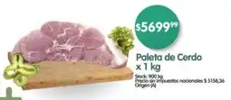 Supermercados Buenos Días Paleta de Cerdo oferta
