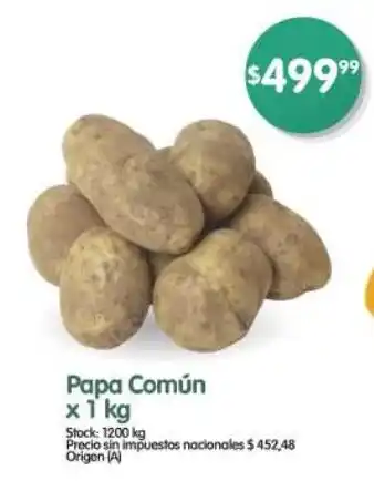 Supermercados Buenos Días Papa Común oferta