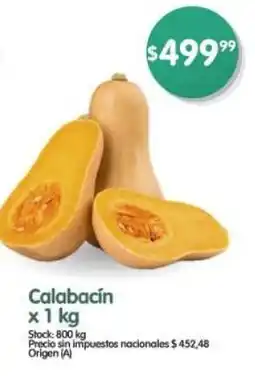 Supermercados Buenos Días Calabacín oferta
