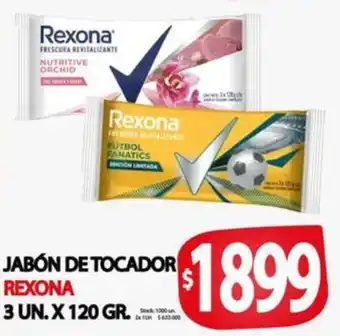 Supermercados Becerra Jabón de tocador rexona oferta