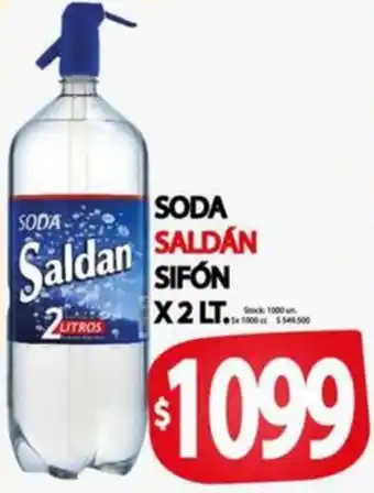 Supermercados Becerra Soda saldan sifón oferta