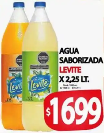 Supermercados Becerra Agua saborizada levite oferta
