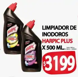 Supermercados Becerra Limpiador de inodoros harpic plus oferta