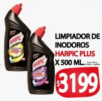 Supermercados Becerra Limpiador de inodoros harpic plus oferta