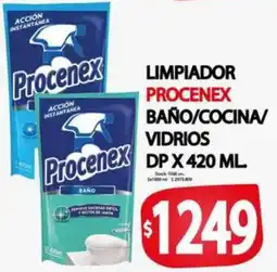 Supermercados Becerra Limpiador procenex baño / cocina / vidrios dp oferta