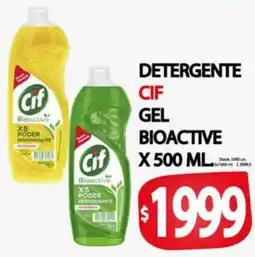 Supermercados Becerra Detergente cif gel bioactive oferta