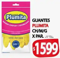 Supermercados Becerra Guantes plumita ch/m/g oferta