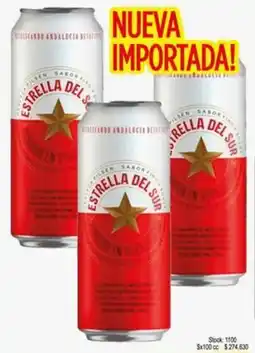Supermercados Becerra Cerveza estrella del sur lata oferta
