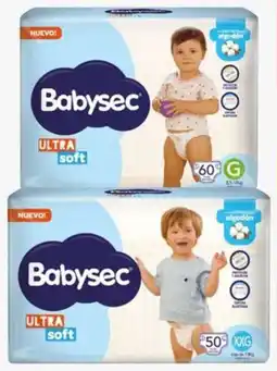 Supermercados Becerra Pañales babysec ultra oferta